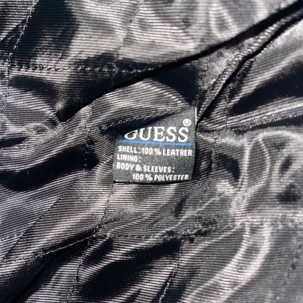 Men’s Guess leather Jacket - Picture 4 of 5